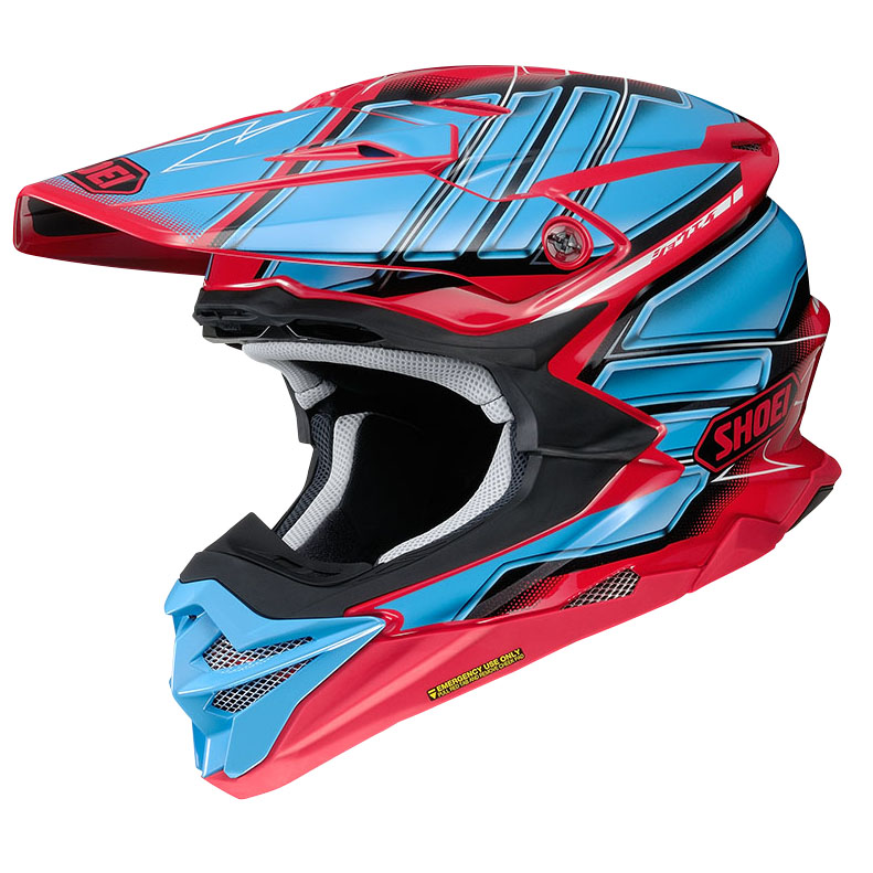 Shoei VFX-WR Glaive TC1 Red - Midwest Racing